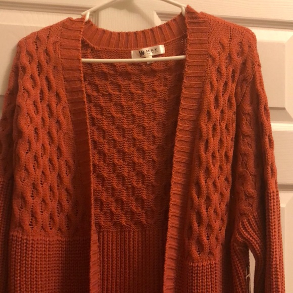 Orange cardigan NWT - Picture 2 of 4